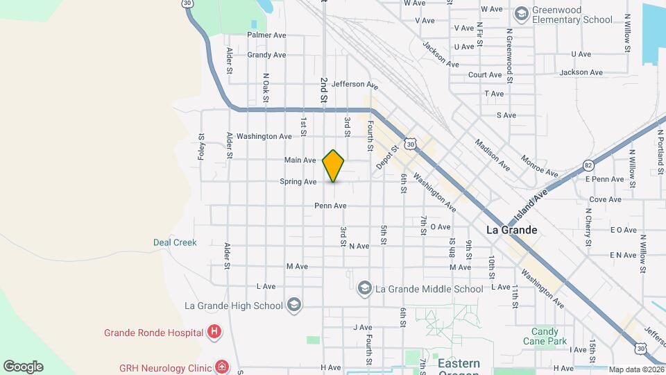 806 Spring Ave Map and Location Details