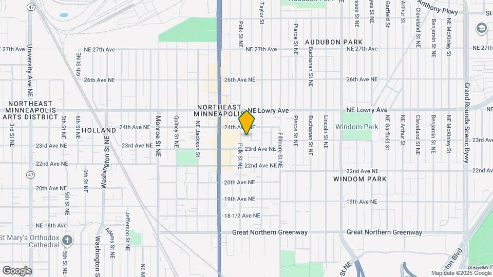 2317 Polk St NE, Unit #2 Mapa y Detalles de la Ubicación