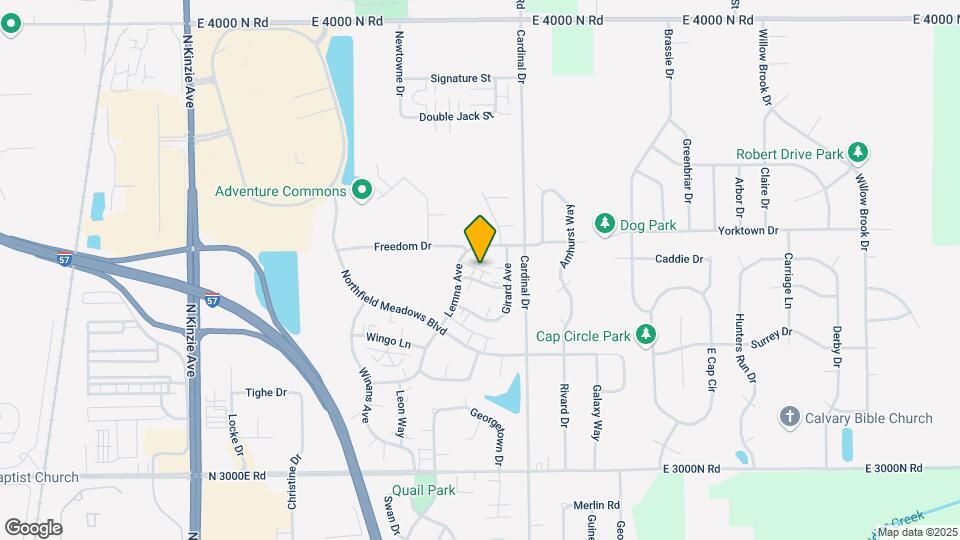 1571 Girard Way Map and Location Details