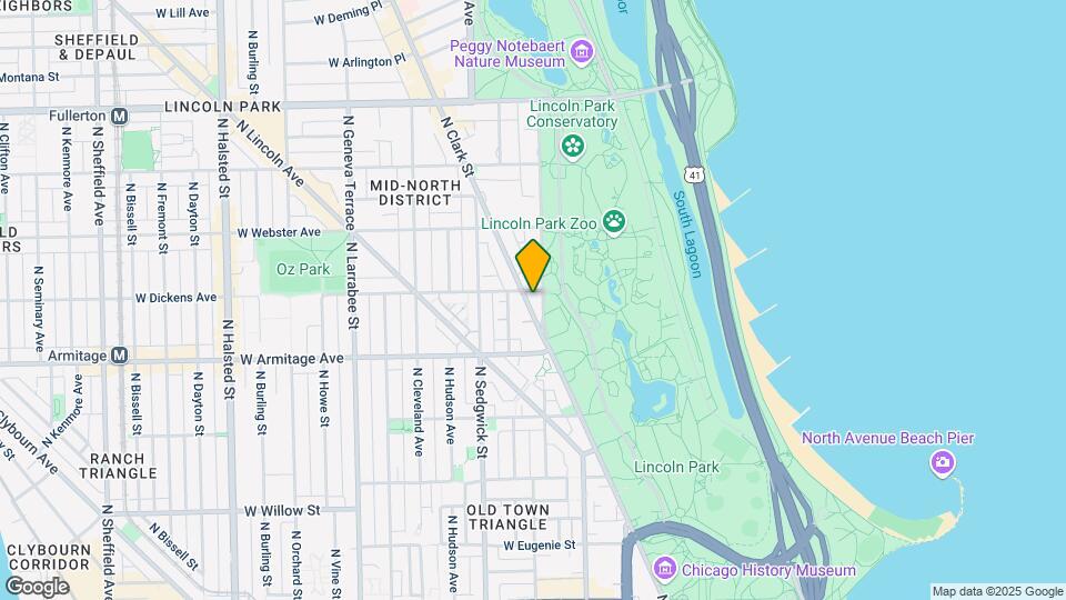 2000 N Lincoln Park W-Unit -604 Mapa y Detalles de la Ubicación