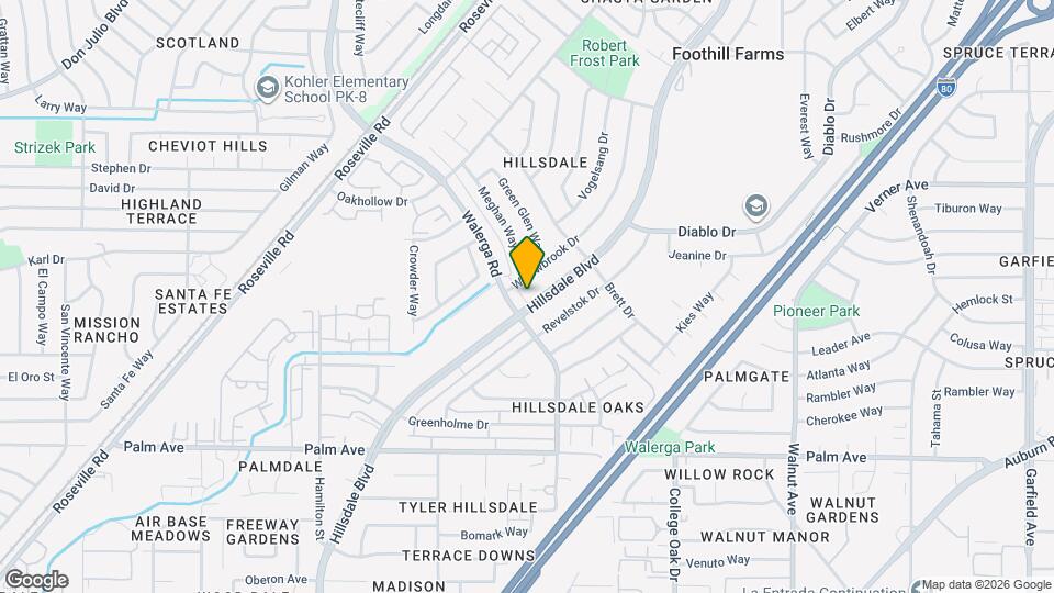 5811 Hillsdale Blvd Mapa y Detalles de la Ubicación