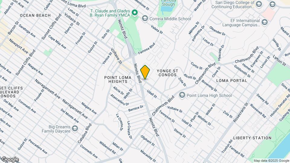 3909 Voltaire St Map and Location Details