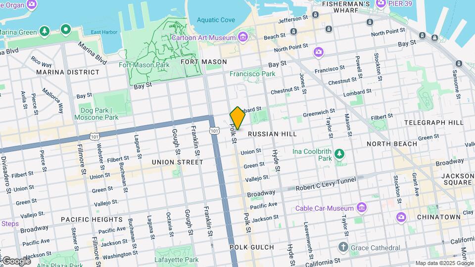 2560 Polk St Map and Location Details