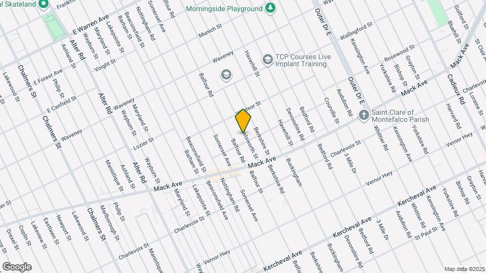 3625 Chatsworth St Map and Location Details