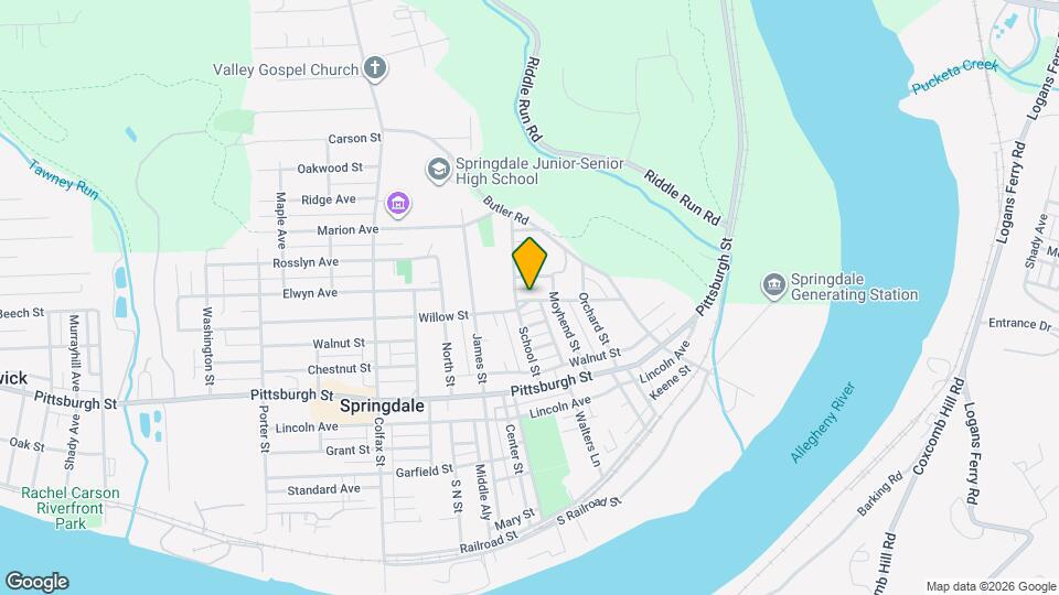 911 Willow St Springdale PA Apartments and Nearby Springdale Apartments For Rent Springdale, PA