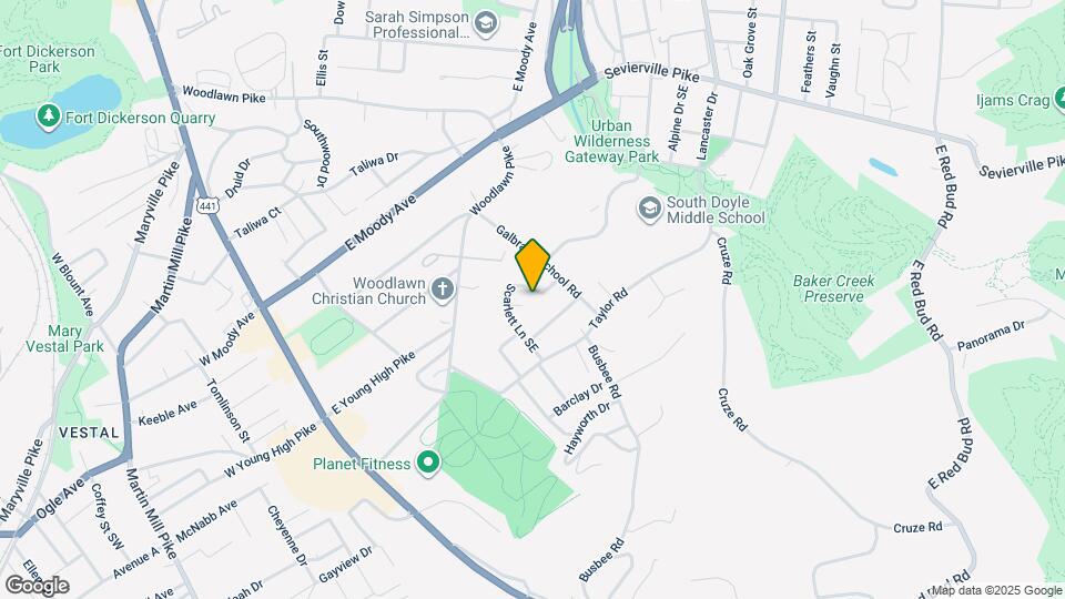 4320 Scarlett Ln SE Mapa y Detalles de la Ubicación