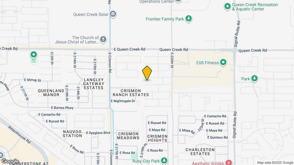 21834 E Stirrup Ct Mapa y Detalles de la Ubicación