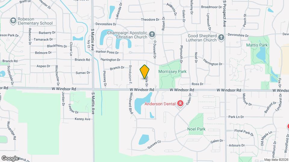 2309 Carlisle Dr Map and Location Details