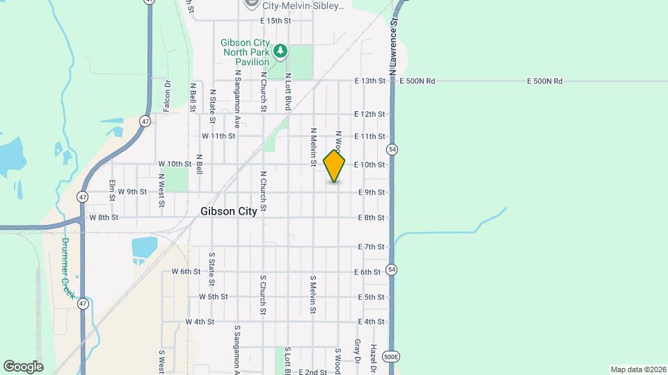 201 N Wood St Map and Location Details