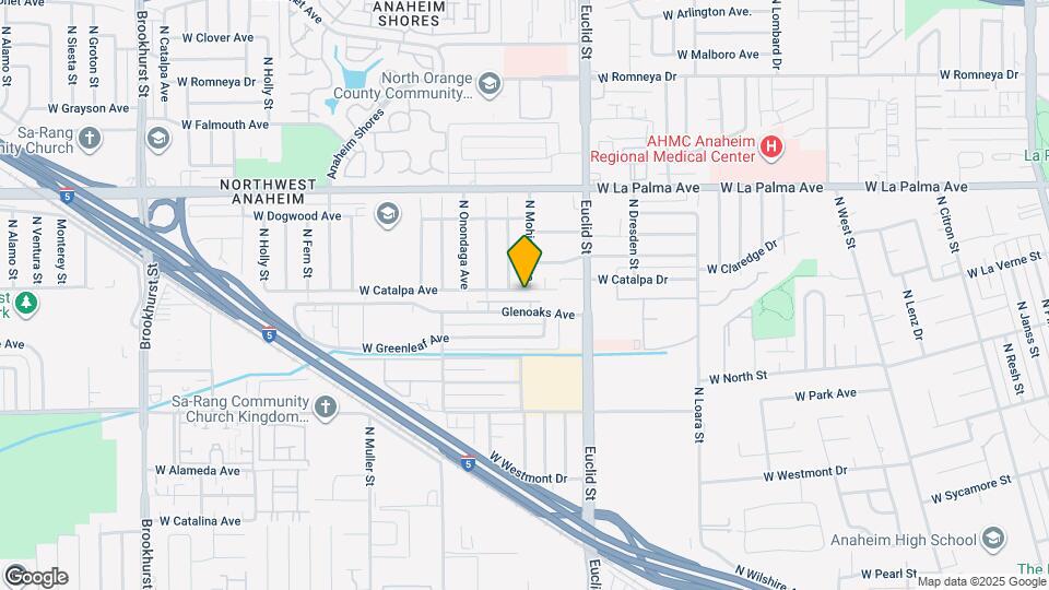 1758 W Catalpa Ave Map and Location Details