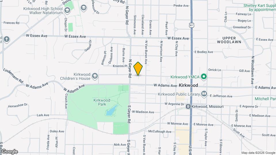 424 W Washington Ave Map and Location Details