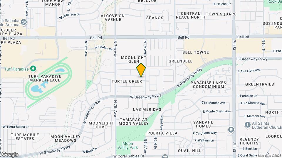 310 W Grandview Rd Map and Location Details