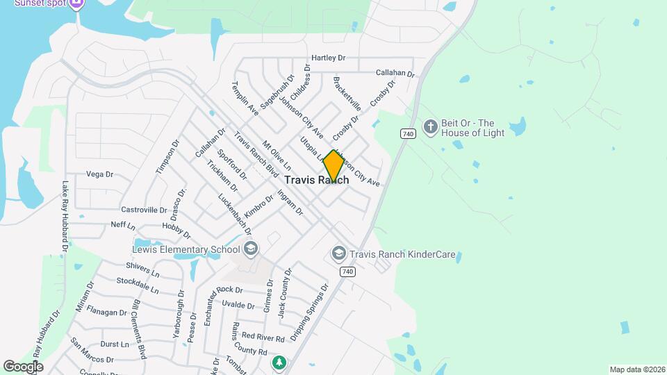 1012 Concan Dr Map and Location Details