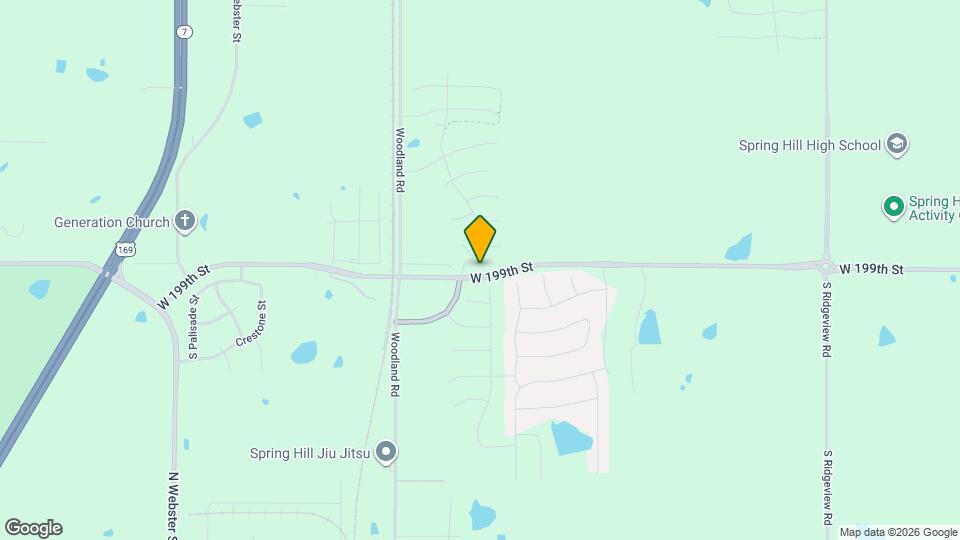 19603 W 199th Terrace Map and Location Details