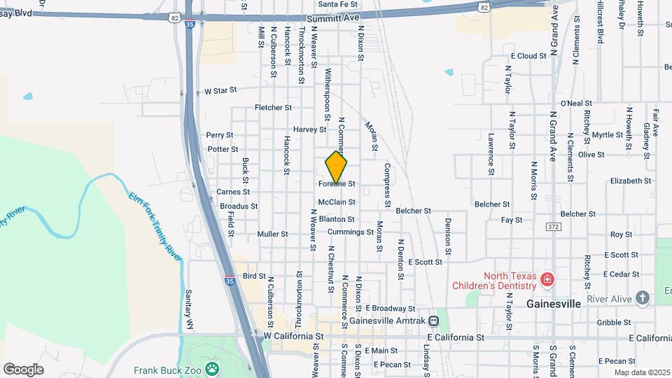 819 N Commerce St Map and Location Details