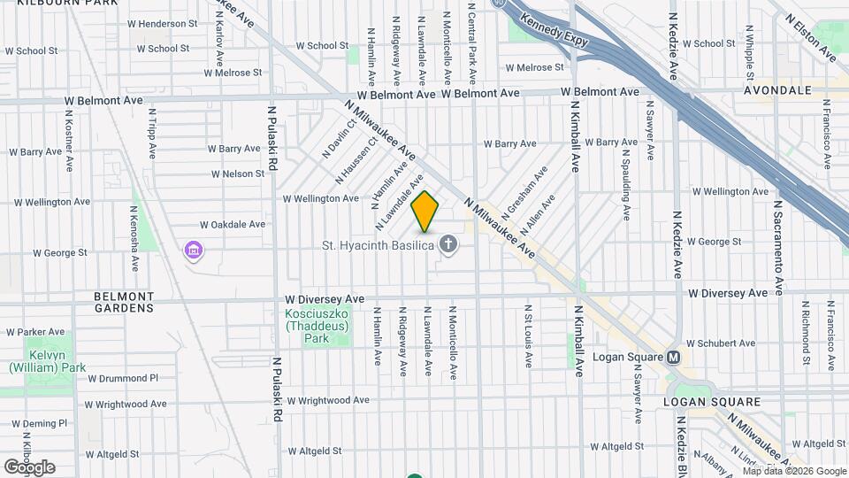 3700 W George St Map and Location Details