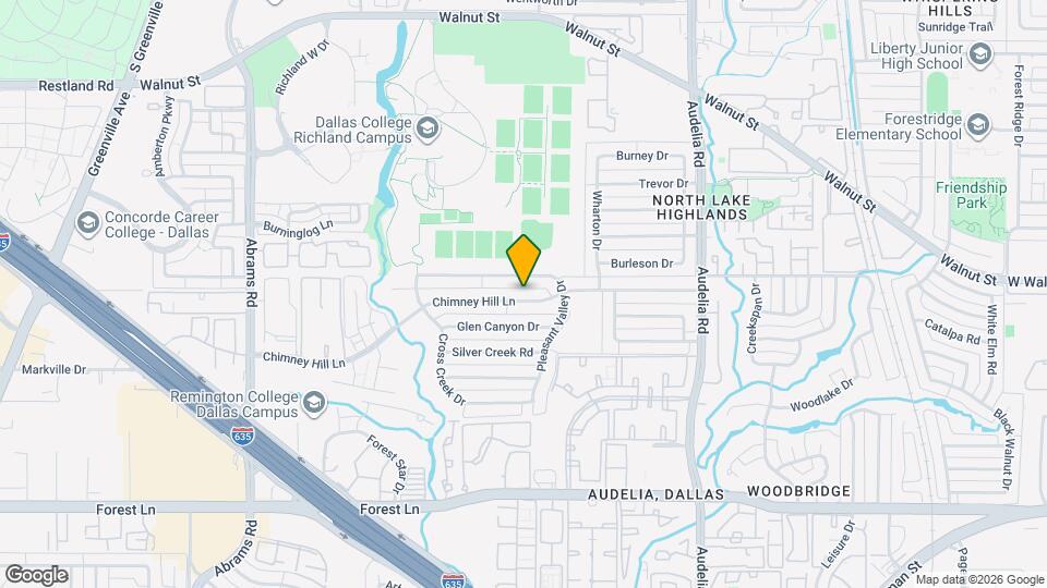 10009 Chimney Hill Ln Map and Location Details