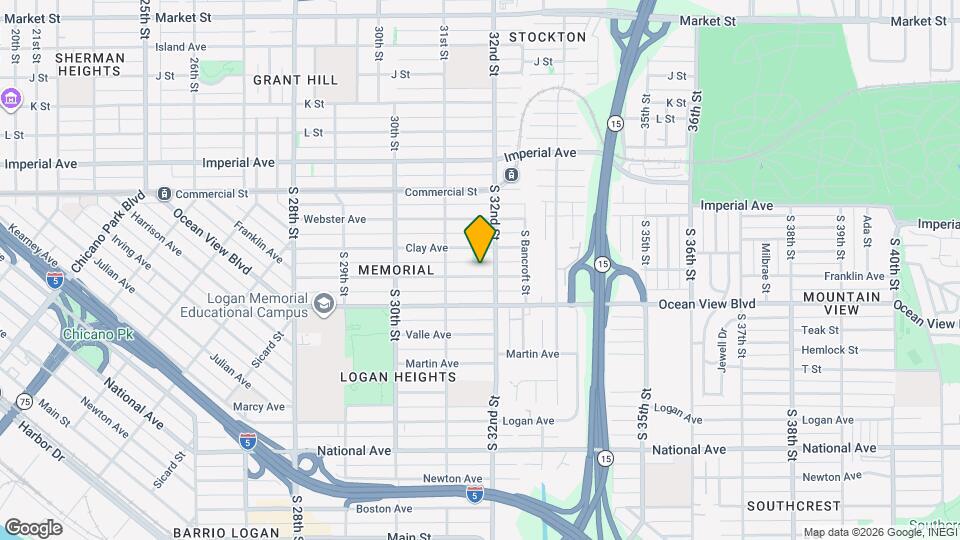 3168 Franklin Ave Map and Location Details