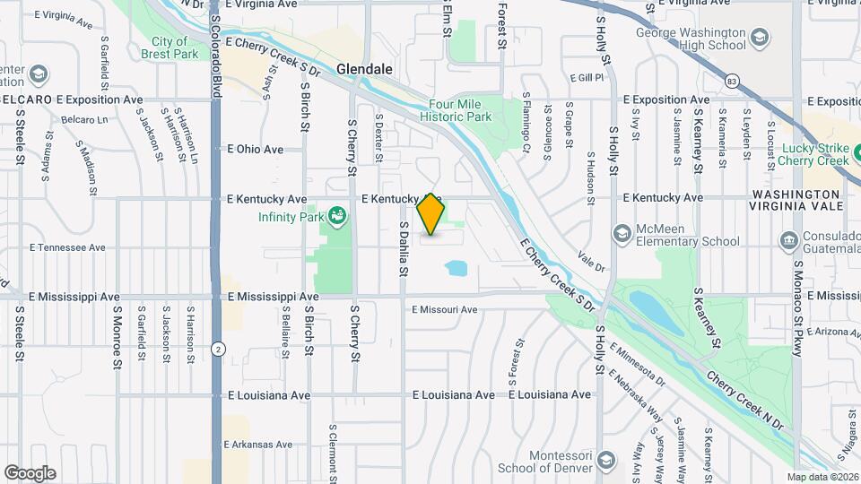 4834 E Kentucky Ave, Unit Cedar Point Map and Location Details