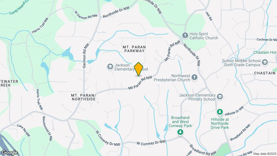 1195 Mt Paran Rd NW Map and Location Details