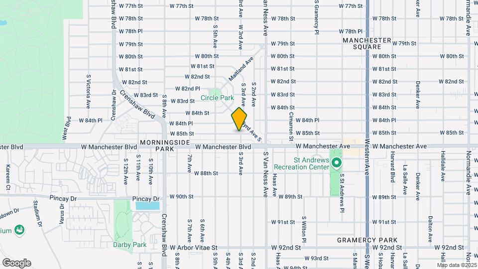 2500 W 85th St Map and Location Details