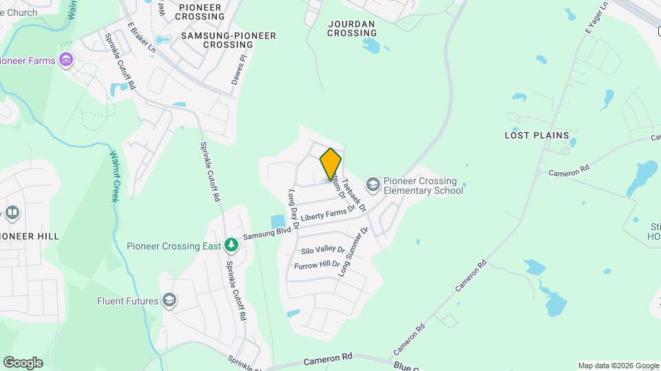 11117 Cain Harvest Dr Map and Location Details