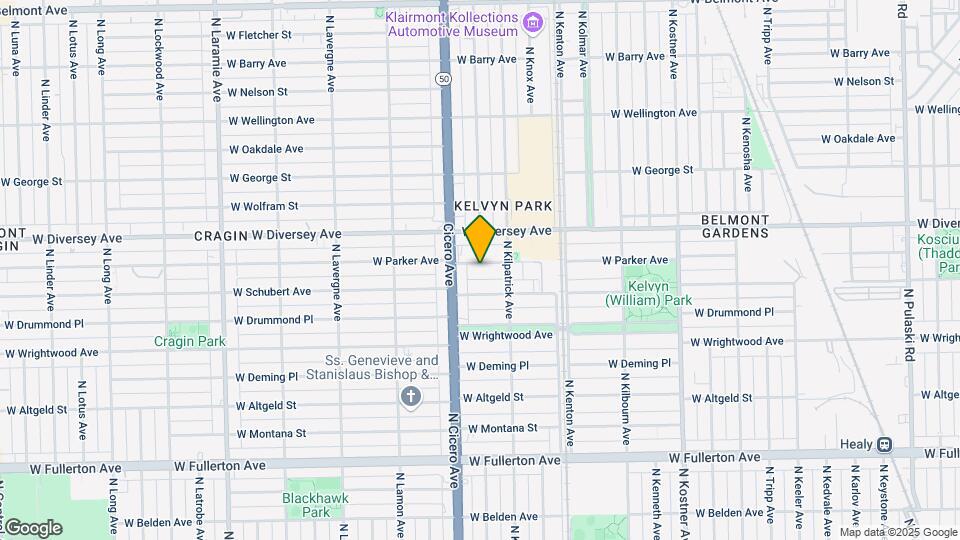 4731 W Parker Ave Map and Location Details