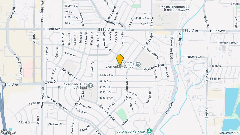 1851 Jolene Dr, Unit Basement Map and Location Details
