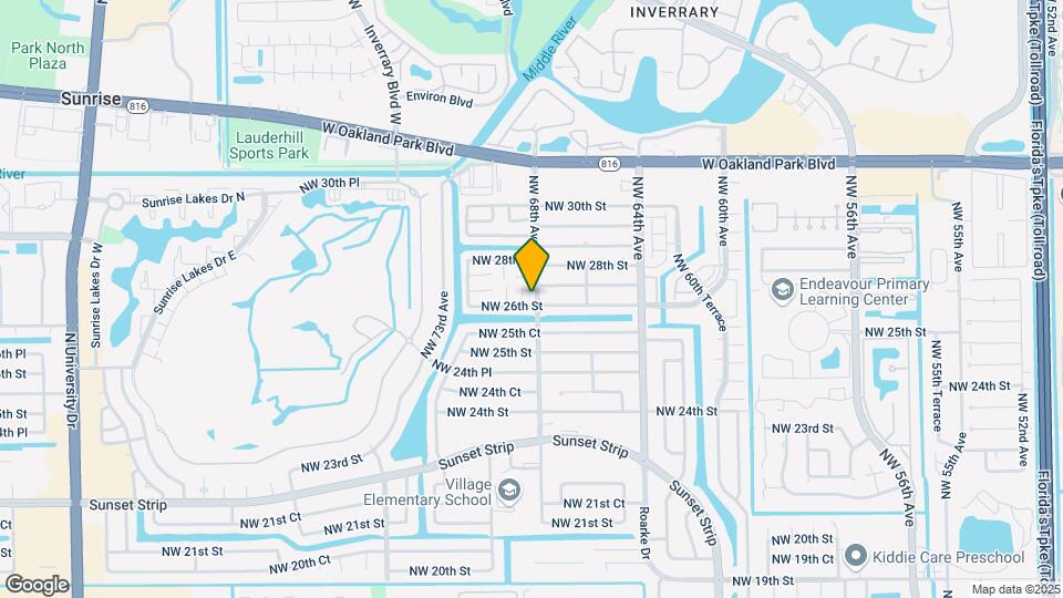 2625 NW 68th Ave Map and Location Details