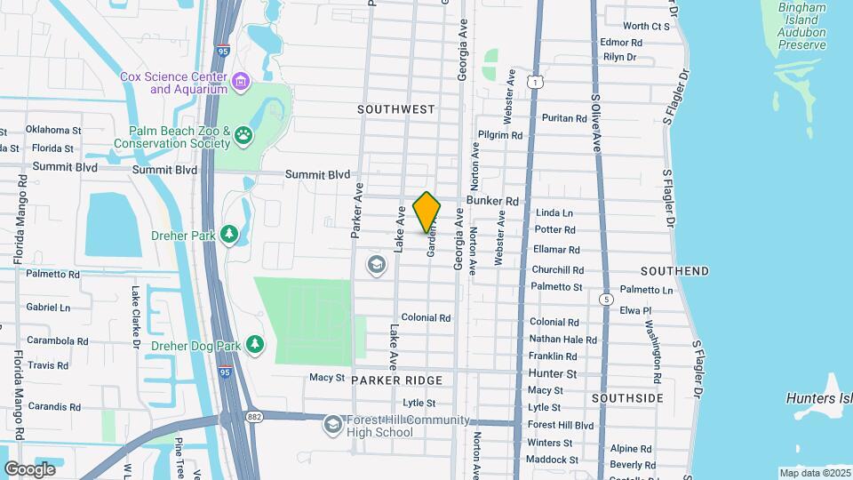 5705 Garden Ave Map and Location Details