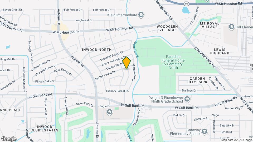 8119 Knightwood Forest Dr Map and Location Details