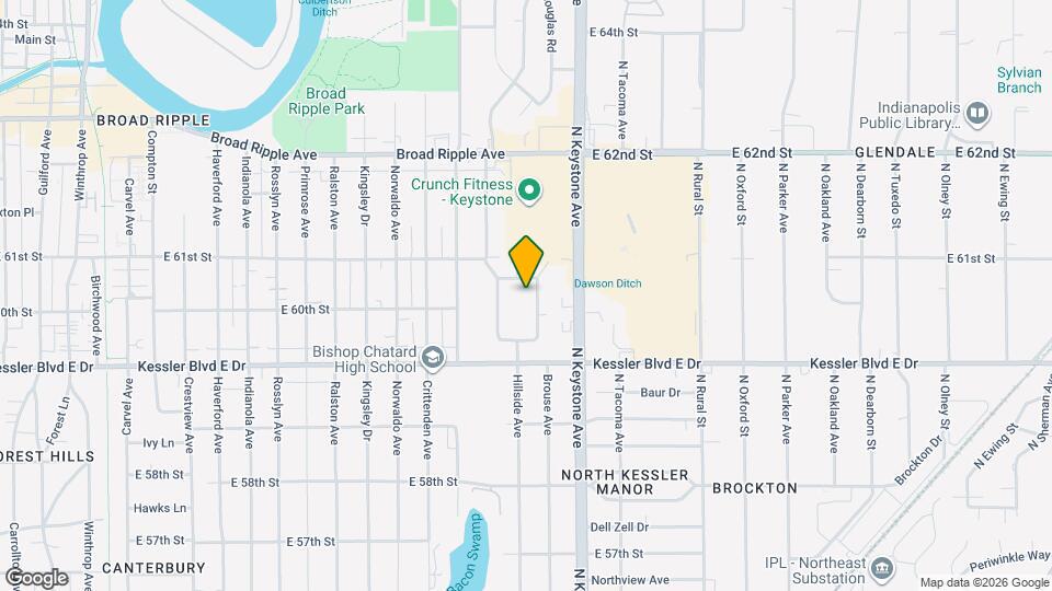 6024 Hillside Ave E Dr Map and Location Details