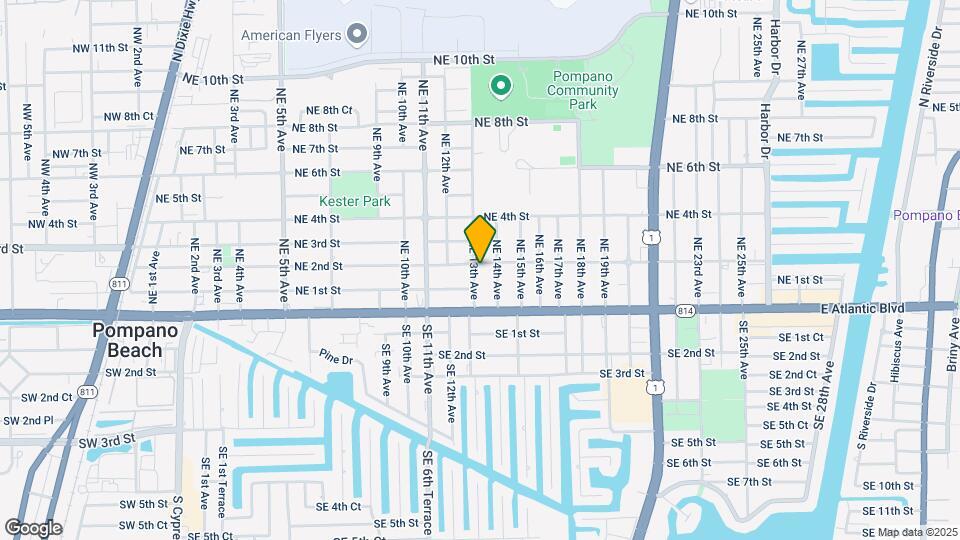 138 NE 13th Ave-Unit -1 Map and Location Details