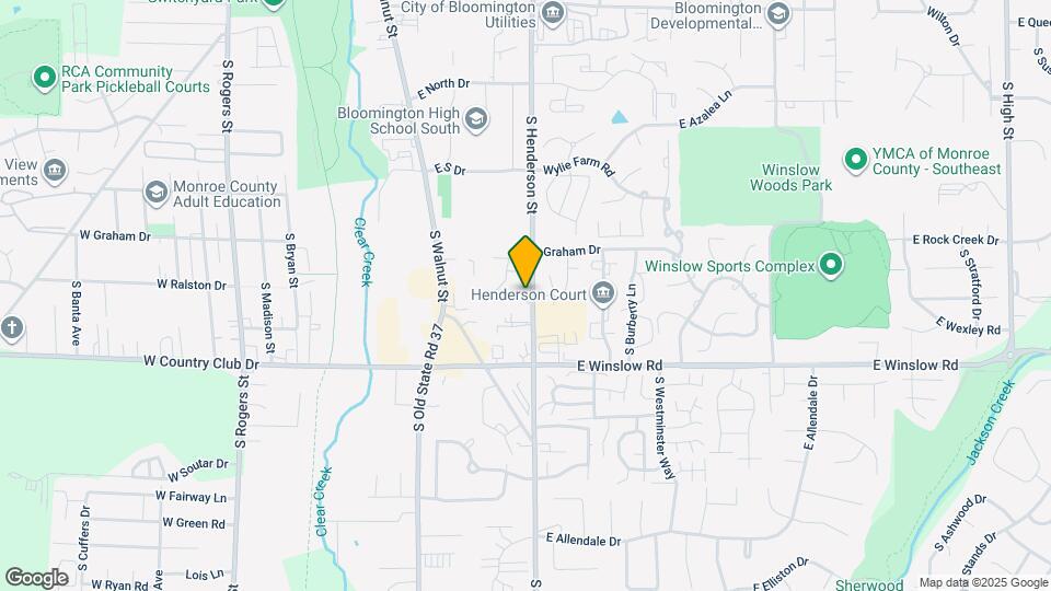 2360 S Henderson St Map and Location Details