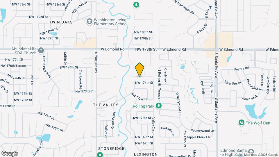 17604 Hampton Park Dr Map and Location Details