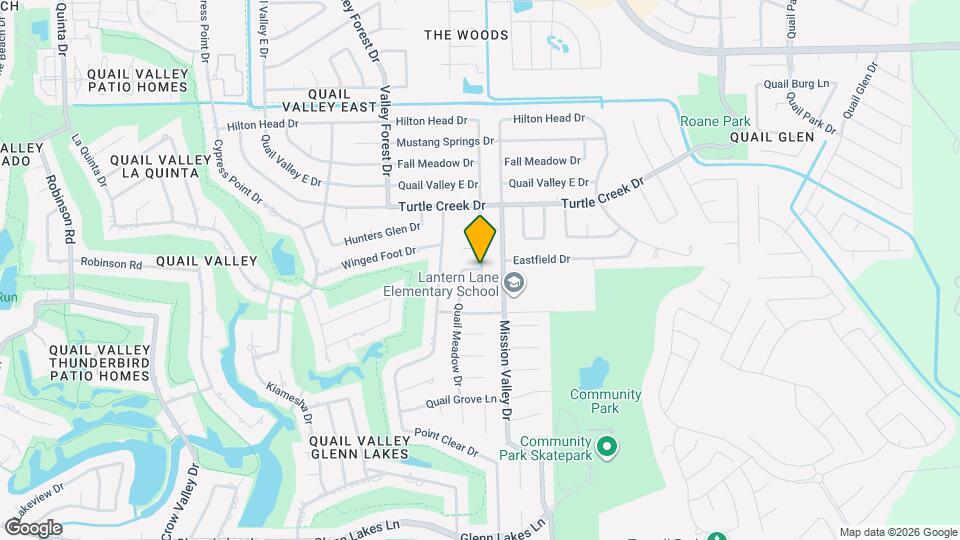 1910 Quail Meadow Dr Map and Location Details