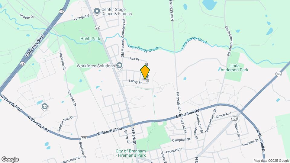 407 Laney St Map and Location Details