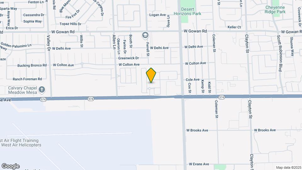 Cheyenne Villas Mapa y Detalles de la Ubicación