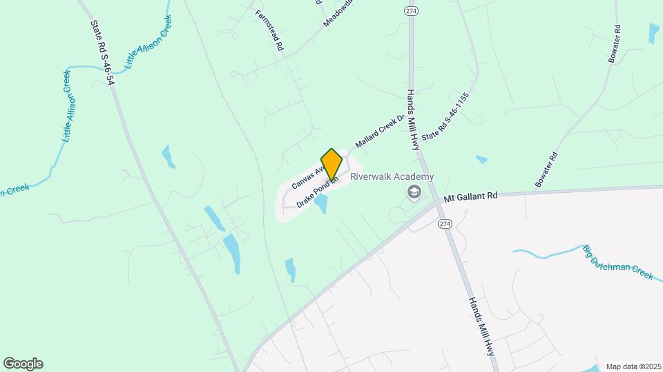 5027 Drake Pond Ln Mapa y Detalles de la Ubicación