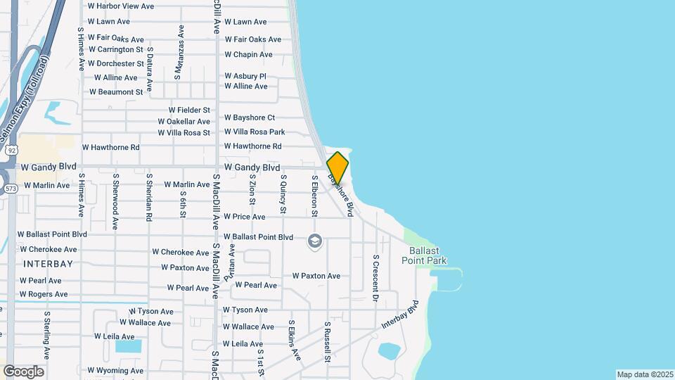 4941 Bayshore Blvd Map and Location Details