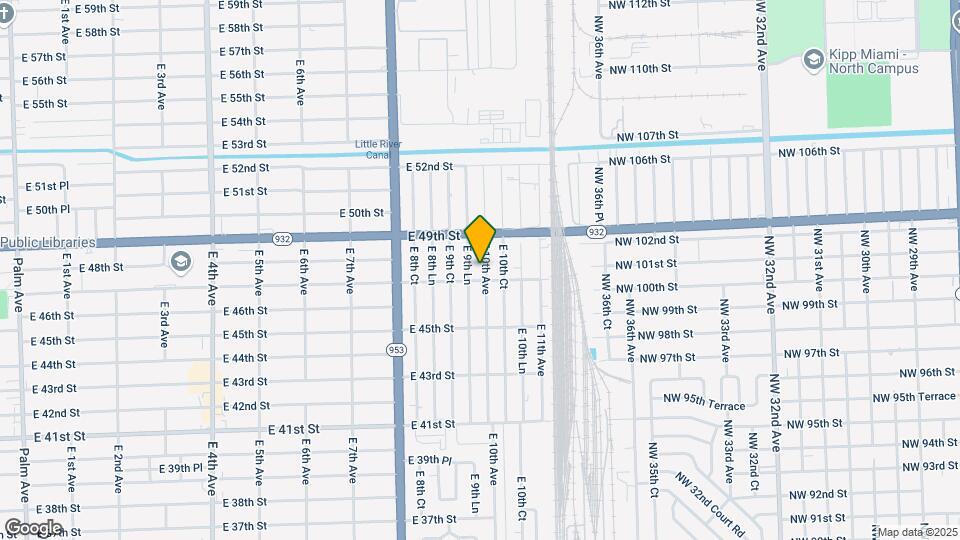 4748 E 10th Ave Map and Location Details