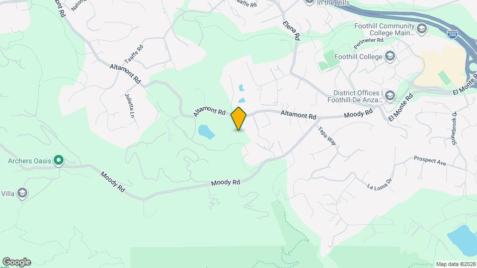 25860 Altamont Rd Mapa y Detalles de la Ubicación