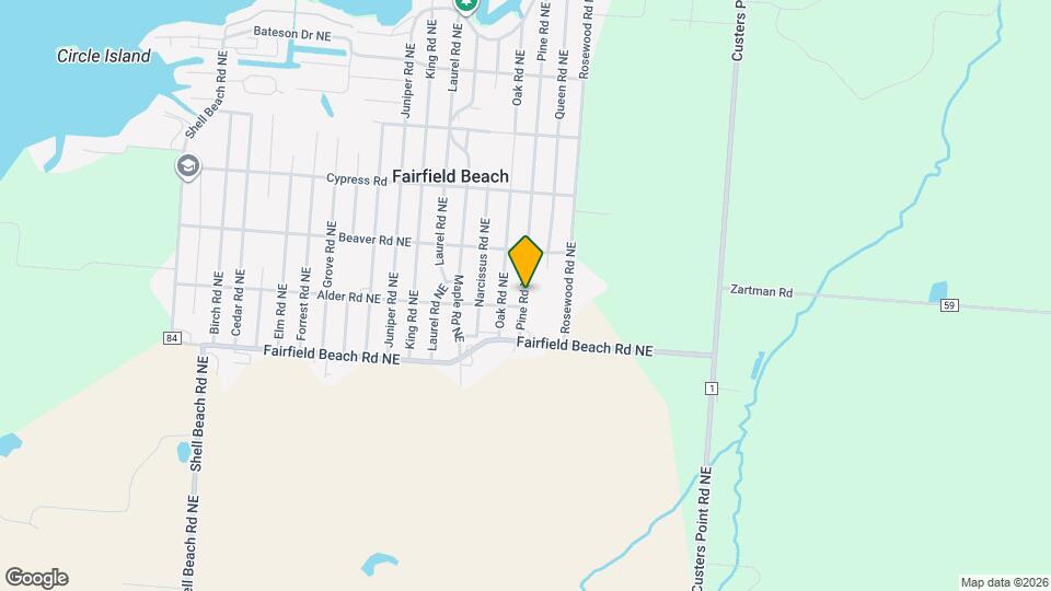 13134 Pine Rd NE Map and Location Details