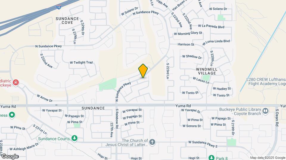22520 W Lasso Ln Map and Location Details