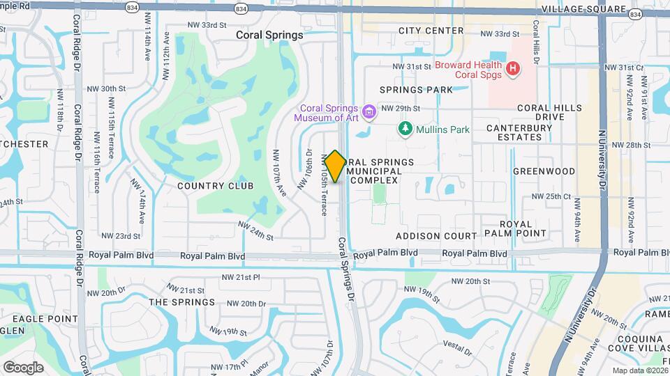 2570 Coral Springs Dr Map and Location Details