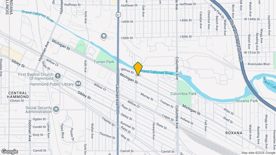 910 Wilcox St Map and Location Details