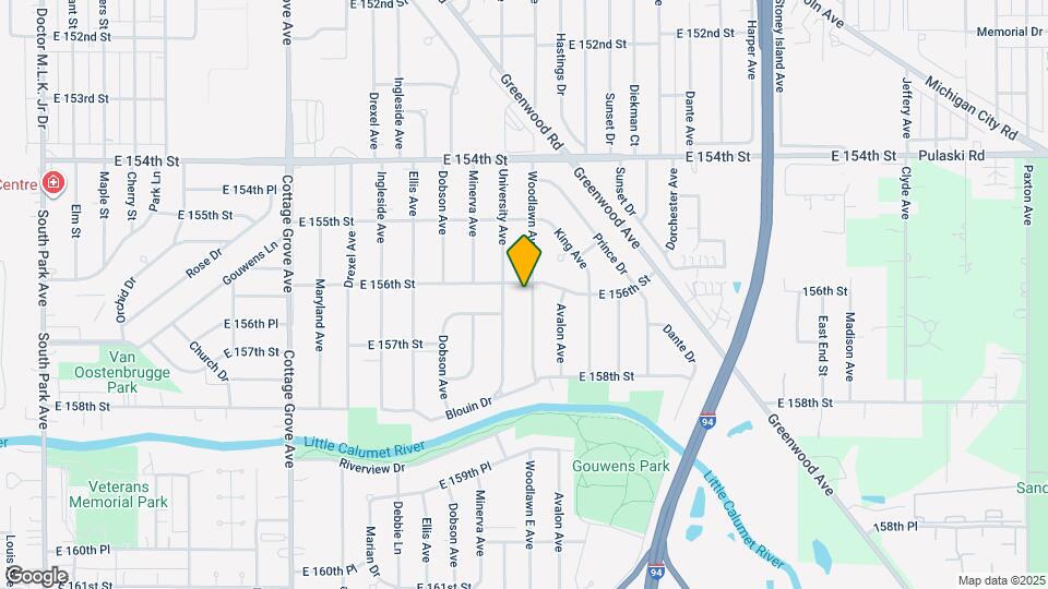 15612 Woodlawn E Ave Map and Location Details