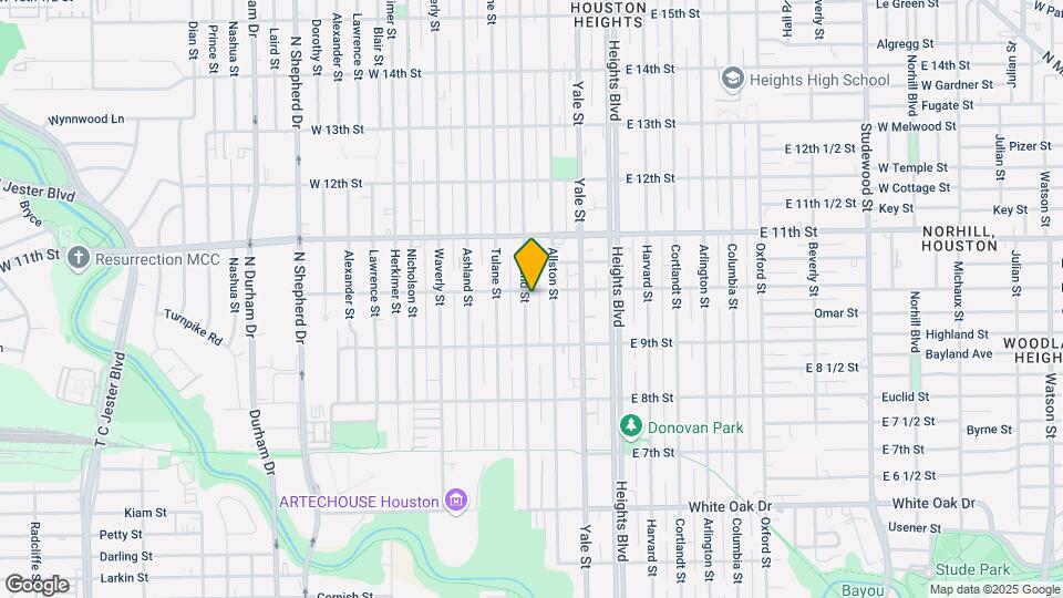 934 Rutland St Map and Location Details