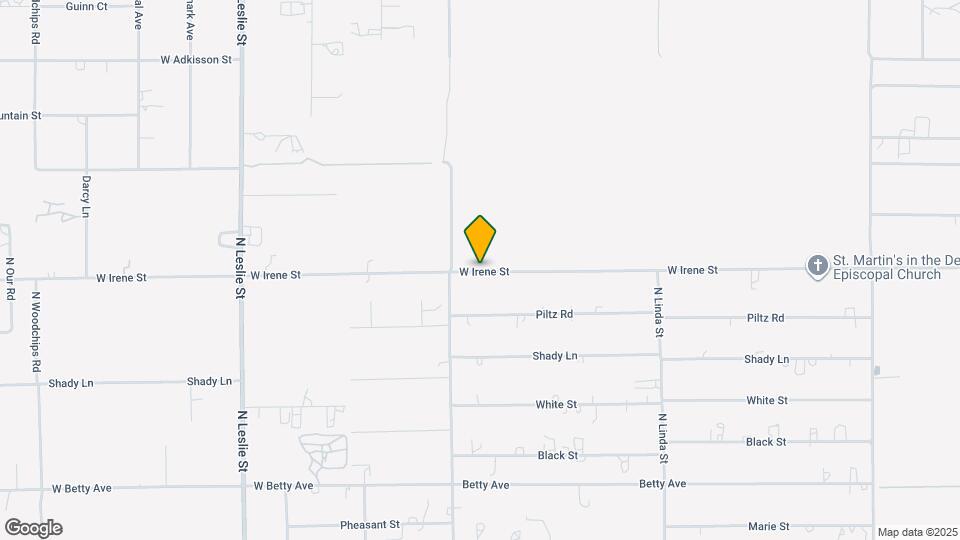 1480 W Irons St Map and Location Details