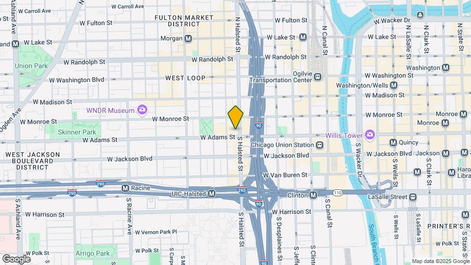 130 S Halsted St, Unit Penthouse 2 Mapa y Detalles de la Ubicación